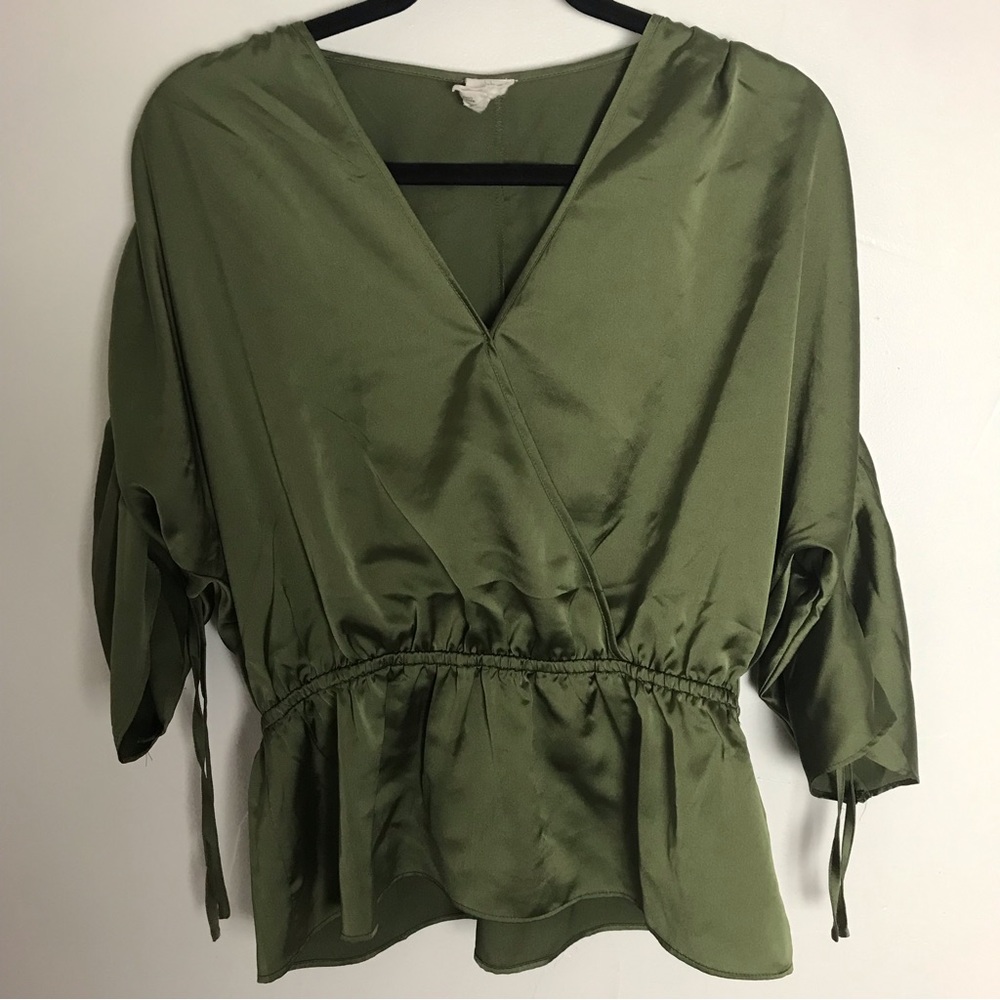 Joie Dark Green Blouse